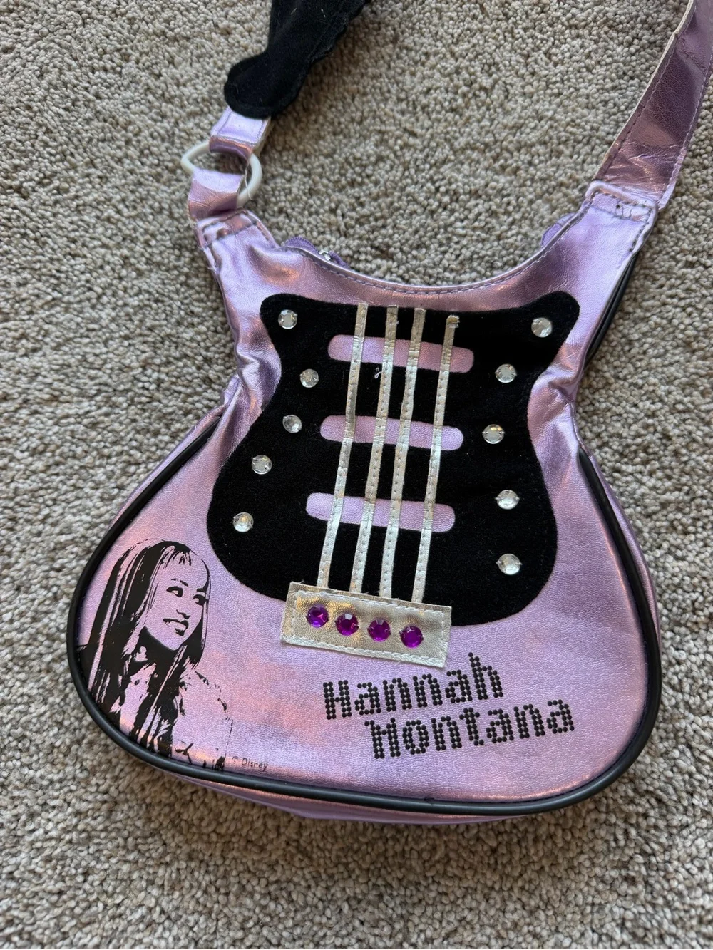 Vintage Disney Hannah Montana Guitar Shoulder Bag/Purse